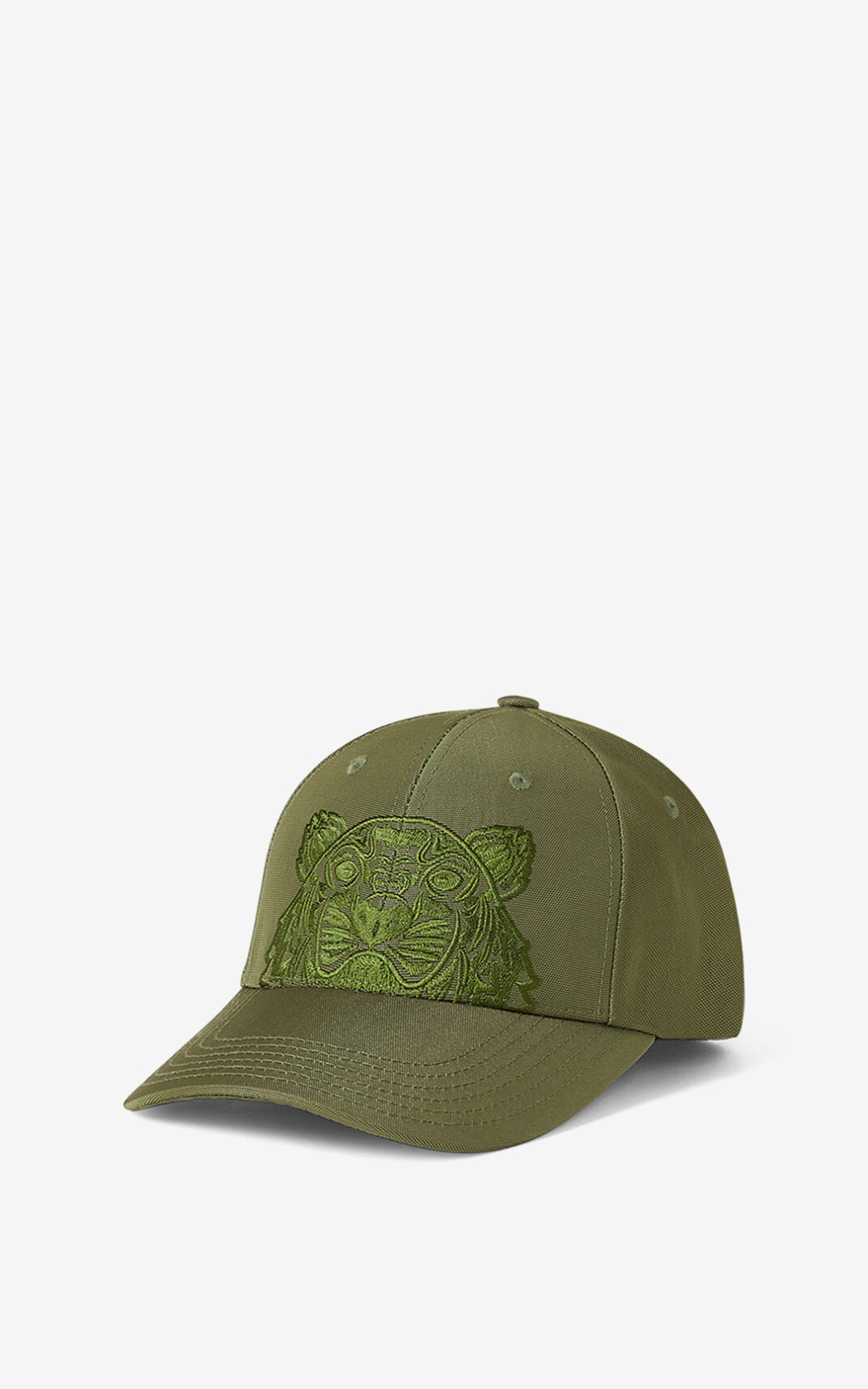 Gorras Kenzo Lona Kampus Tiger Hombre Verde Oliva NGY637549